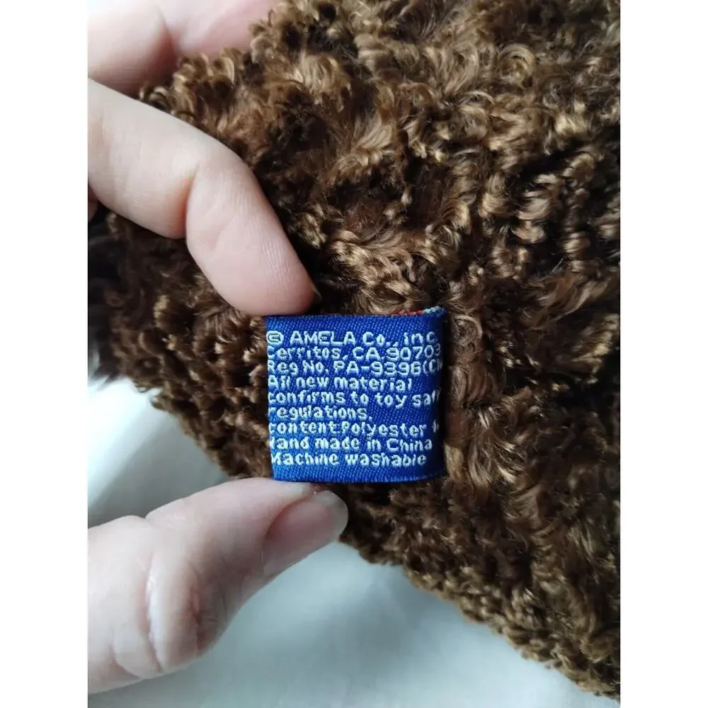 Amela Designs Brown Horse Plush 9-inch Stuffed Animal Toy - Spot in Collar